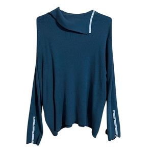 Soft Blue Sweater Size 22/24 with Snap Buttons